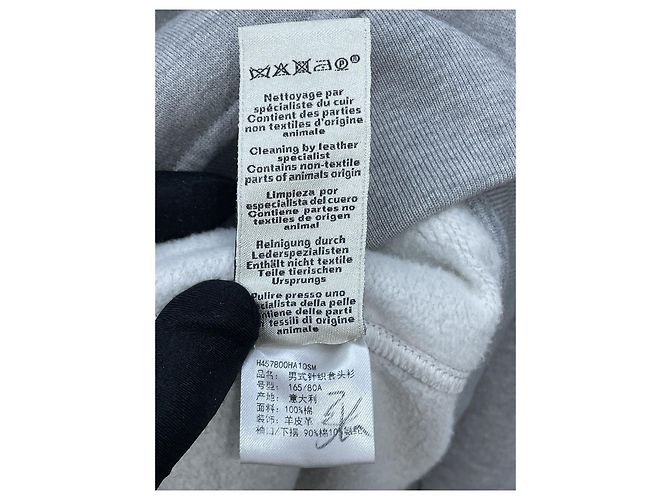 Top con Capucha Hermès de Algodón Gris - vista 7