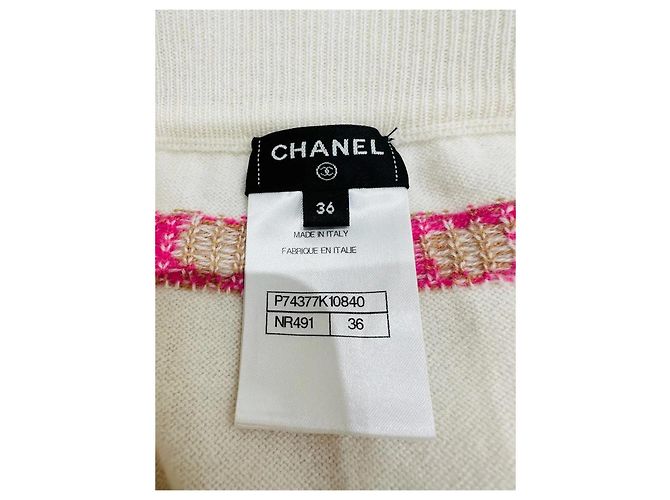 Falda Chanel Coco Neige de cashmere - vista 2