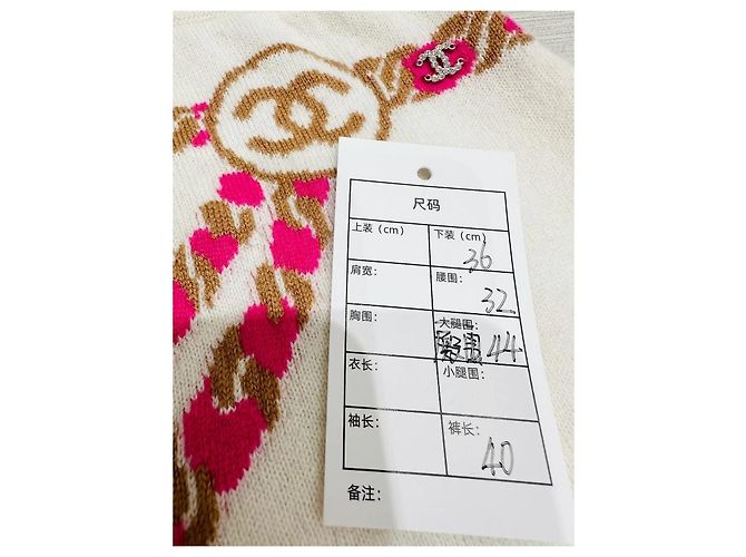Falda Chanel Coco Neige de cashmere - vista 7