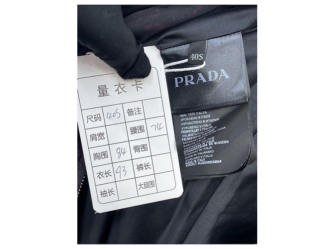 Prada Gradient Houndstooth Polyamide Dress - view 7