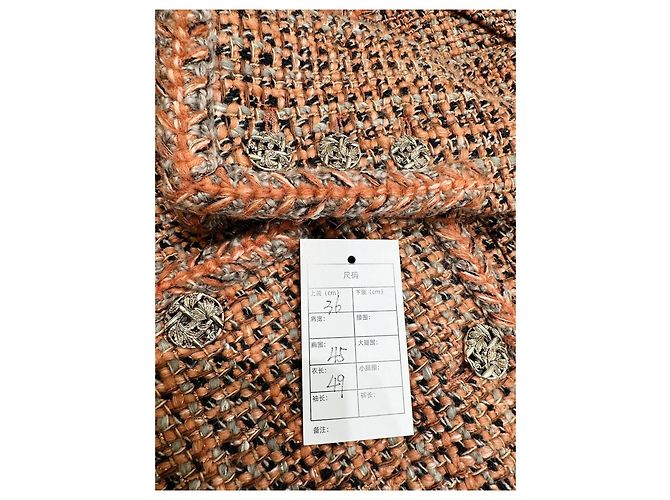 Chanel Tweed Jacke Größe 36 - Ansicht 7