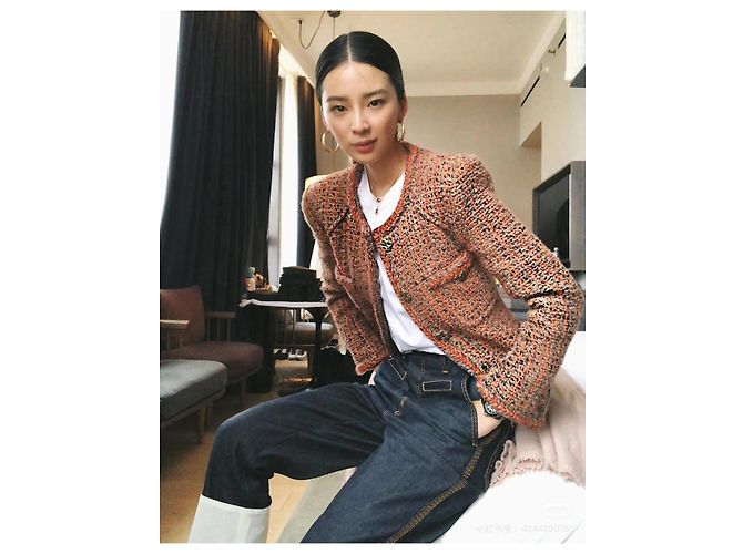 Chanel Tweed Jacke Größe 36 - Ansicht 8