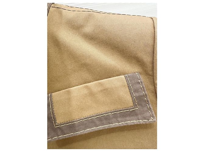 Chaqueta Chanel Camel de Algodón Talla 36 - vista 3