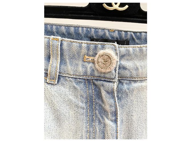 Vaqueros Chanel Azules Tie-Dye Denim - vista 2
