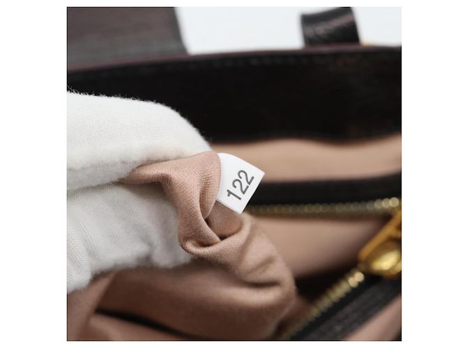 Miu Miu Madras Convertible Lock Leather Small - vista 7
