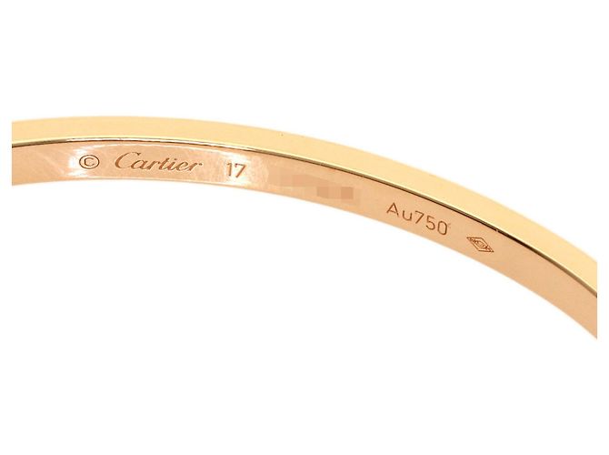 Bracciale Cartier Love SM in oro rosa - vista 4