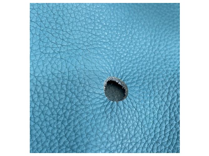 Hermès Hermes Mainjoire MM Blue Jean Handtasche - Ansicht 11
