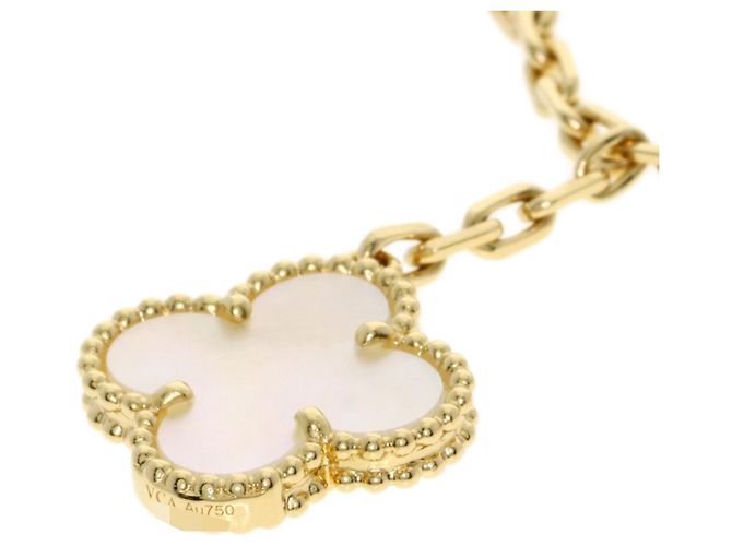 Bracciale Lucky Alhambra 4 motivi in madreperla Van Cleef & Arpels - vista 8