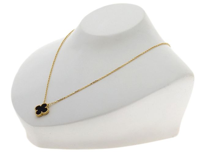 Collana Van Cleef & Arpels Alhambra Onyx - vista 4