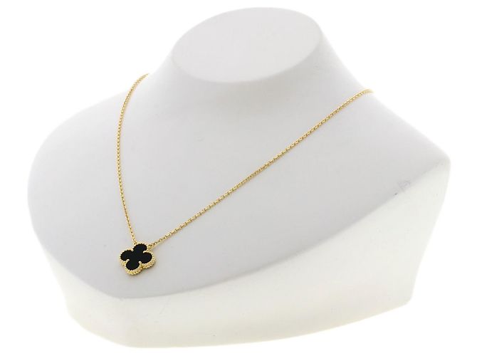 Collana Van Cleef & Arpels Alhambra Onyx - vista 4