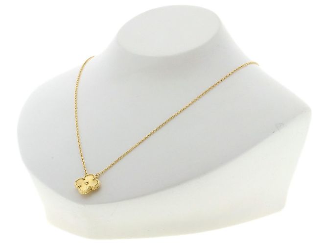 Collana Van Cleef & Arpels Alhambra Guilloché - vista 4