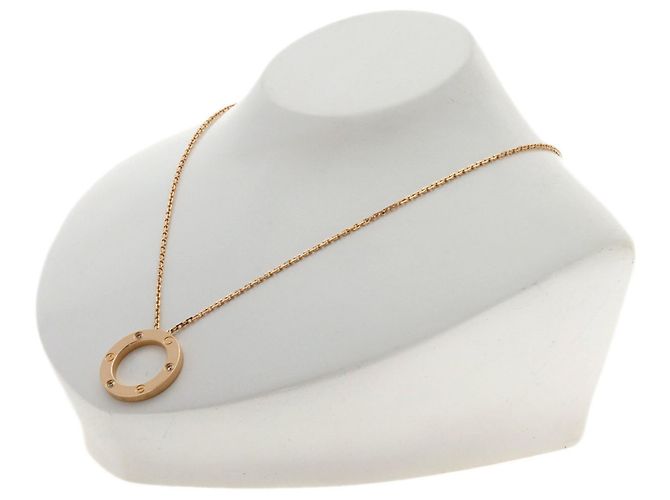 Collana Cartier Love Circle 3P Diamanti - vista 5