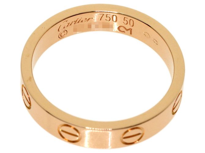Anello Cartier Mini Love in oro rosa 18K - vista 4