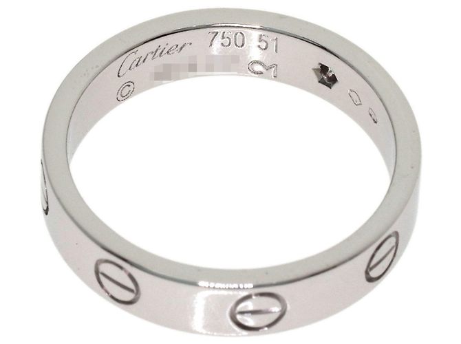 Cartier Mini Love Ring in 18K Weißgold - Ansicht 4