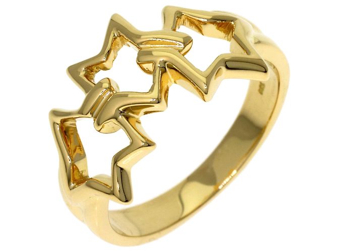 Autre Marque Tiffany & Co. Triple Star Ring in 18K Gelbgold - Ansicht 2