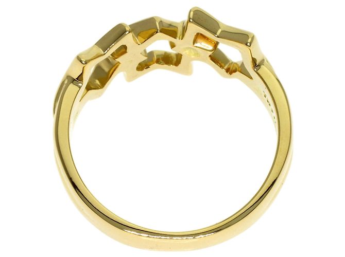 Autre Marque Tiffany & Co. Triple Star Ring in 18K Gelbgold - Ansicht 4
