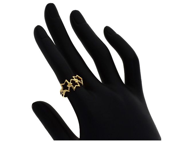 Autre Marque Tiffany & Co. Triple Star Ring in 18K Gelbgold - Ansicht 6