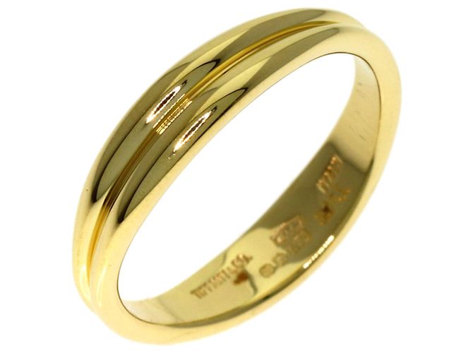 Autre Marque Anello Double Wave Band Tiffany & Co. in oro giallo 18K - vista 2