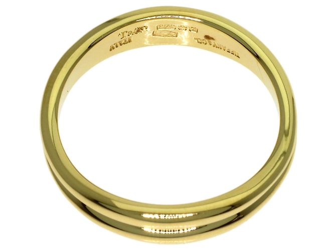 Autre Marque Anello Double Wave Band Tiffany & Co. in oro giallo 18K - vista 4