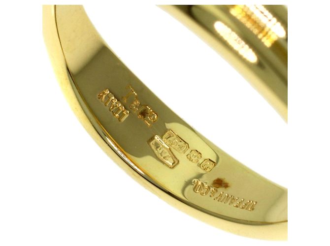 Autre Marque Anello Double Wave Band Tiffany & Co. in oro giallo 18K - vista 5