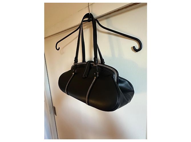 Borsa a mano Christian Dior Detective in pelle nera - vista 2