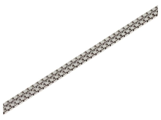 Collana Lariat Gucci in oro bianco 18K - vista 3
