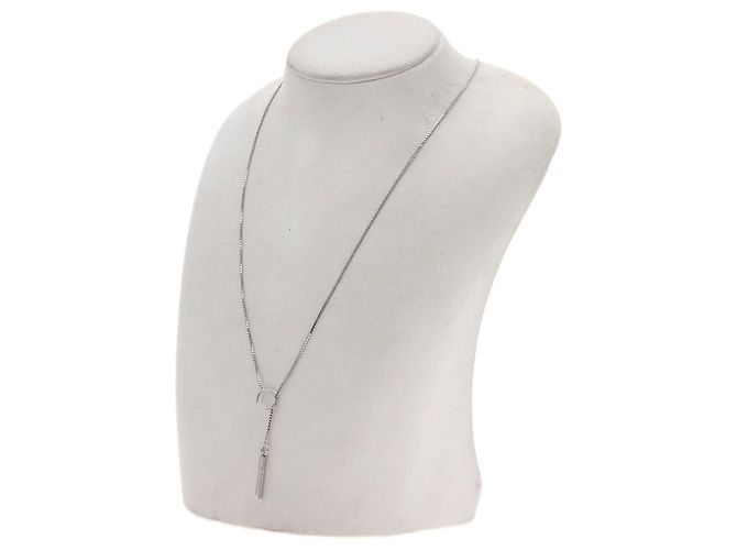 Collana Lariat Gucci in oro bianco 18K - vista 5