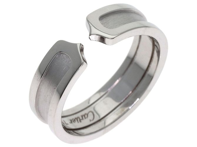 Anello Cartier C2 in oro bianco 18K - vista 2