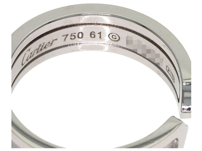 Anello Cartier C2 in oro bianco 18K - vista 5