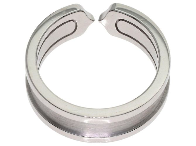 Cartier C2 Ehering aus Weißgold - Ansicht 4