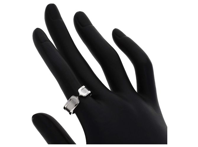 Cartier C2 Ehering aus Weißgold - Ansicht 6