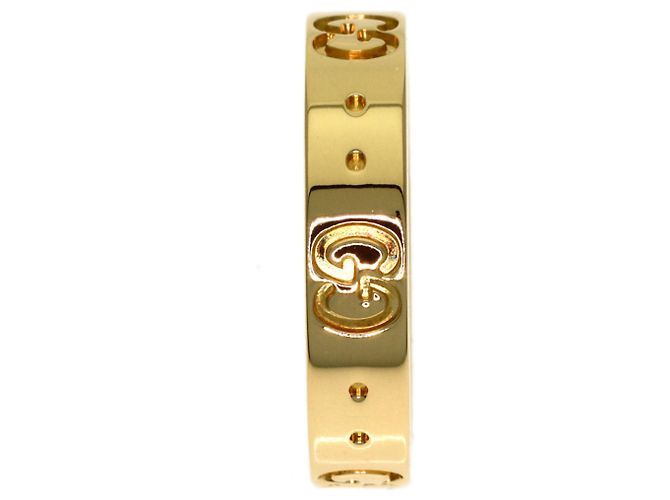 Anello Gucci Icon #10 in oro giallo 18K - vista 3