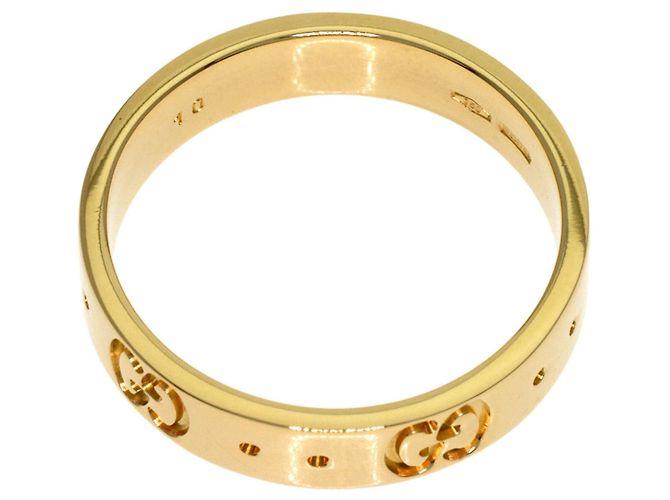 Anello Gucci Icon #10 in oro giallo 18K - vista 4