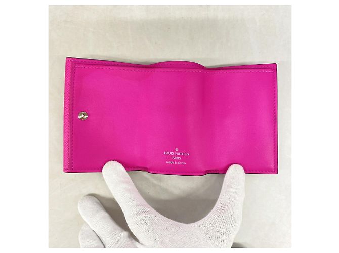 Louis Vuitton Pink Tri-fold Wallet - view 3