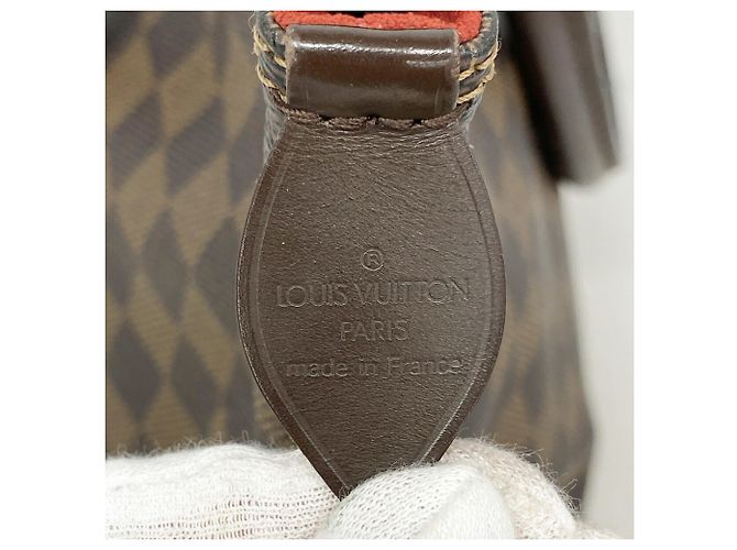 Borsa Louis Vuitton Damier Saleya PM - vista 5