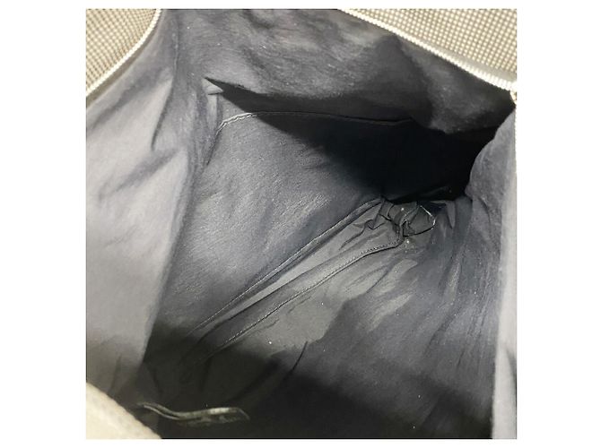 Hermès Saco Tote Hermes em nylon cinza - vista 4