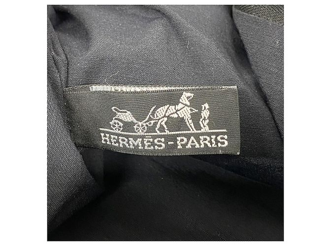 Hermès Saco Tote Hermes em nylon cinza - vista 5