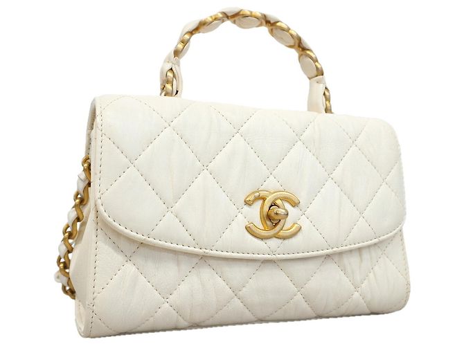 Borsa a spalla con catena Chanel Matelassé - vista 2