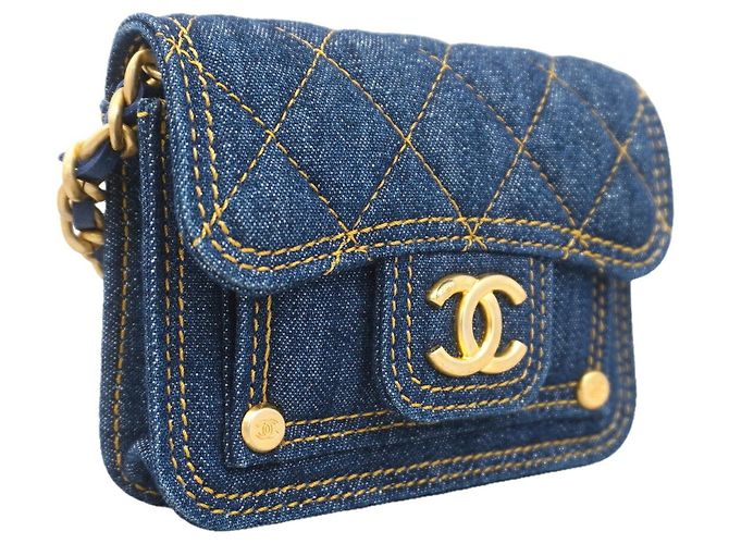 Borsa a tracolla con catena Chanel Mini Matelassé - vista 2