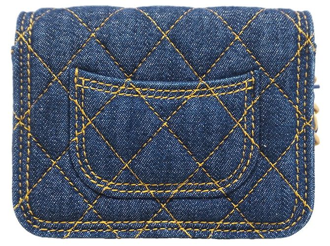 Borsa a tracolla con catena Chanel Mini Matelassé - vista 8