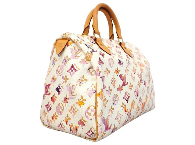 Borsa Louis Vuitton Monogram Watercolor Speedy 30 - vista 2