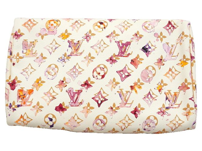 Borsa Louis Vuitton Monogram Watercolor Speedy 30 - vista 3