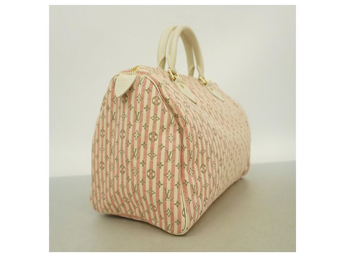 Borsa Louis Vuitton Monogram Mini Lin Croisette Speedy 30 - vista 2