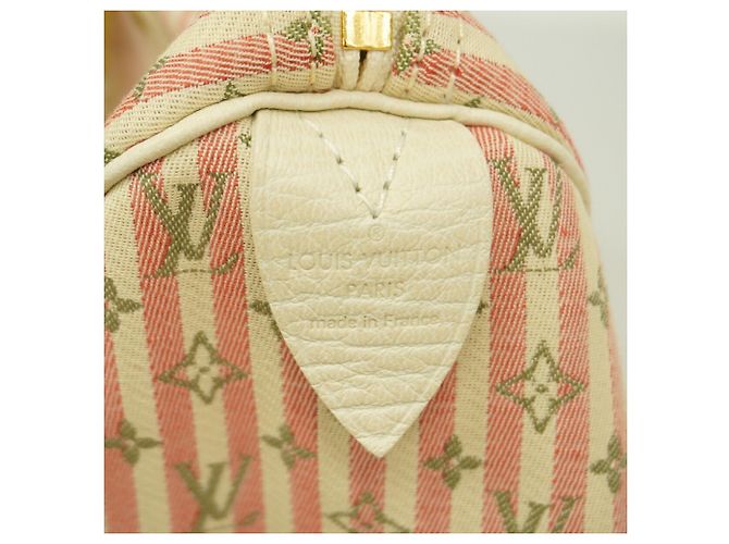 Borsa Louis Vuitton Monogram Mini Lin Croisette Speedy 30 - vista 5