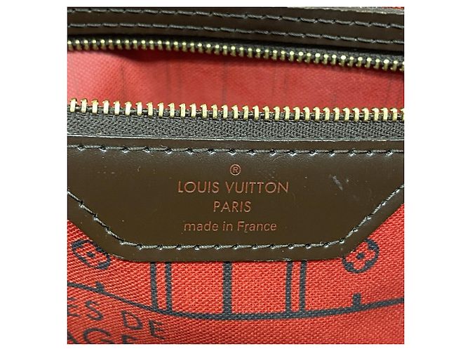 Borsa Tote Louis Vuitton Damier Neverfull MM - vista 5