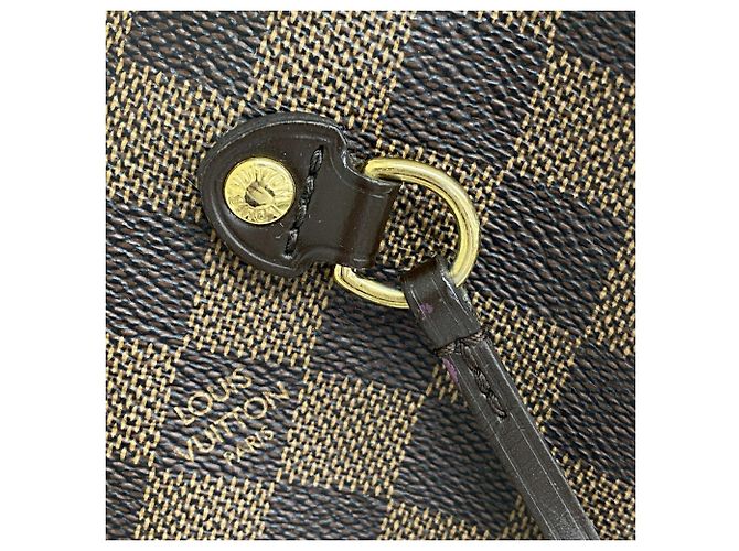 Borsa Tote Louis Vuitton Damier Neverfull MM - vista 9