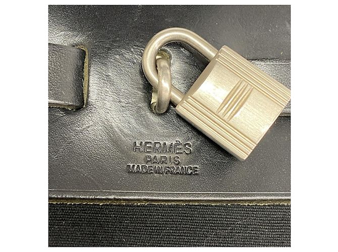 Hermès Borsa Hermes Herbag MM Toile Officier - vista 5