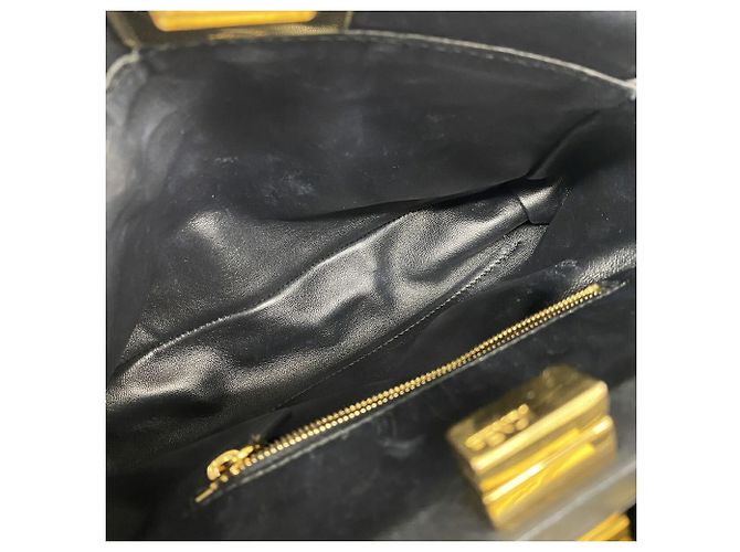 Fendi Mini Peekaboo Leder-Handtasche - Ansicht 4