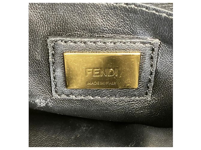 Fendi Mini Peekaboo Leder-Handtasche - Ansicht 5