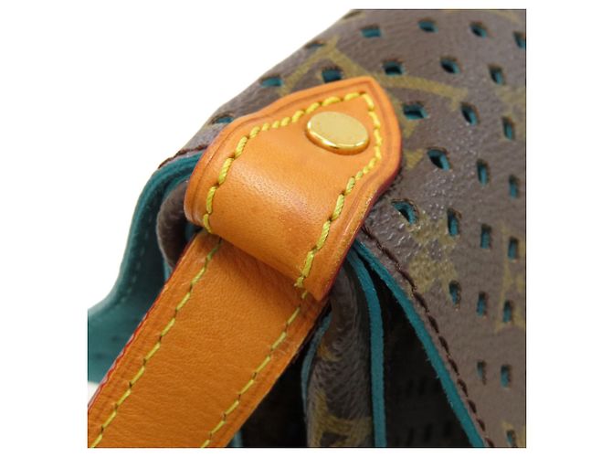 Borsa a tracolla Louis Vuitton Monogram Saumur 30 Perfo - vista 11